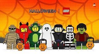 Lego Halloween Minifigures | Halloween Lego Costumes | How To Draw Halloween