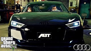 Audi R8 v10 ABT tuning - GTA V MSI GeForce GTX 1080 Ti GAMING X !!!