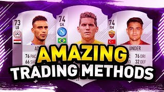 AMAZING LOW BUDGET TRADING METHODS! - FIFA 18 TRADING