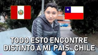Esto me SORPRENDIO de PERÚ ➮ Choque cultural CHILE Y PERÚ