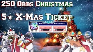 Bleach Brave Souls - 250 Orbs Christmas Gacha + 5★ X-Mas Ticket Summons!! (VISUALIZE IT!!)