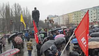 Митинг в поддержку Игоря Рудникова Калининград 23 декабря 2017 года