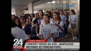 24 Oras: Concert venue ng EXO, jampacked ng Pinoy at foreign fans