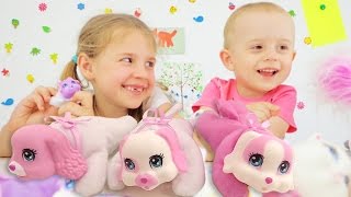 Видео для девочек - Щенки и котята. Ксюша Дети и Родители