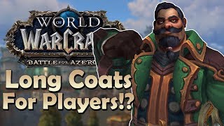 Kul’Tiran Heritage Armor Confirmed? Long Coats for PLAYERS!? - In Game Preview | World of Warcraft
