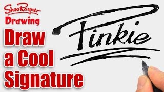 How to draw a cool signature