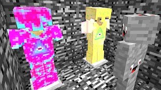 In diesem GEHEIMLAGER ist OP ILLUMINATI RÜSTUNG⚠️?.. Minecraft LUCKY BLOCK BEDWARS