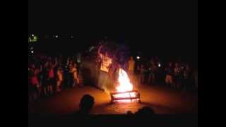 キャンプファイヤー in さがみ湖プレジャーフォレスト Campfire in Lake Sagami pleasureforest.