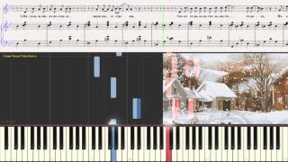 Носков - Свеча горела...( Ноты для фортепиано) (piano tutorial)