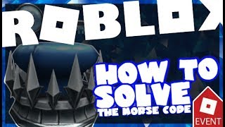 [EVENT] How to solve the morse code for the Crystal Crown easily| Roblox: Ready Player One Event