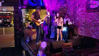 Chevel Shepherd singing Cowboy Sweetheart with Garrett at CrazyTown in Nashville, TN