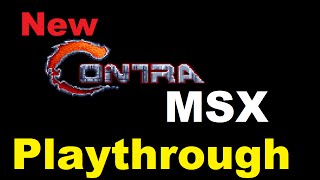 New Contra MSX [PC] - playthrough
