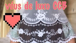Véus CCB congregação cristã do Brasil véus de luxo CCB