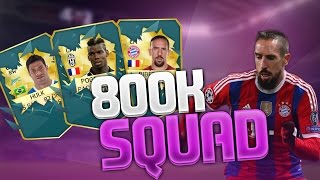 800K DIVISION KILLER SQUAD! FIFA 16 ULTIMATE TEAM