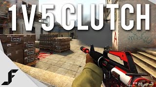 1 vs 5 CLUTCH - Counter-Strike Global Offensive