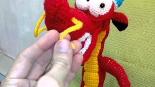 Обзор игрушки дракон Мушу | Техника амигуруми