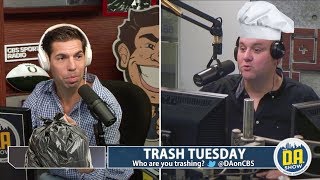 Mraz is angry his Football Food Recipes are being questioned I D.A. on CBS