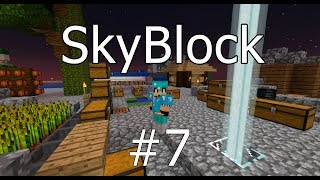 SkyBlock #7 | Ферма животных, сортировка и турбо-печка