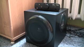 Logitech z906 bass test