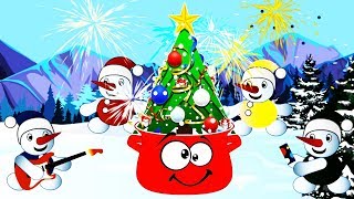 Танец Снеговиков ☃️❄️☃️ Ать-два, В кастрюле голова ? Зимняя сказка про Снеговиков