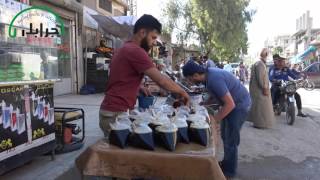 مدينة جرابلس مع أول شهر رمضان بعد تحريرها من ظلم داعش،تعود للحياة وتشرق بألوان الحرية.
