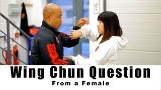 wing chun Training - from a female: how to do chi sao Q9