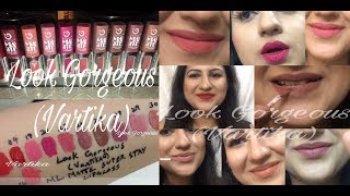 Giveaway/Matt Look Super Stay Liquid Lipstick Lip Swatches/ Best Price