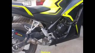 Honda CBR 250R Akrapovic Egzoz Susturuculu / İnstagram @motosikletegzozlari