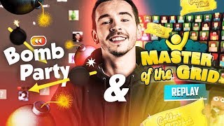 Les GAMES CONTRE les viewers ! (BombParty & Master of the Grid)