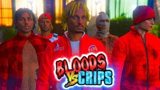 GTA 5 BLOODS Vs CRIPS "ROBBERY" ?GANG WAR? (GTA5 RP)