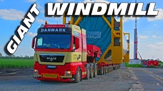 MEGA SCHWERTRANSPORT MIT WINDRAD TURM # MAN TGX TORBEN RAFN