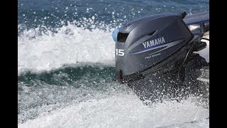 Обзор - первый пуск лодочного мотора Yamaha 15FMHS