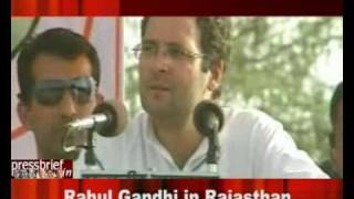 Rahul Gandhi in Rajasthan 3rd May 2009