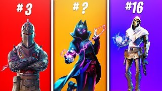 Les 20 MEILLEURS skin Fortnite ! ?
