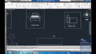 Creación, Inserción y Grabación de Bloques de dibujo en AutoCAD