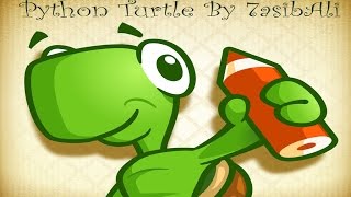 Python Turtle التدريب الثاني أوامر التحكم في السلحفاة