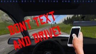 BeamNG.Drive - Texting And Driving Challenge! - Texting Evie Bot!
