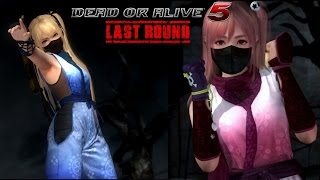 (60fps) "Ninja" Marie Rose vs. "Ninja" Honoka - Sexy Dead or Alive 5 Last Round Fight