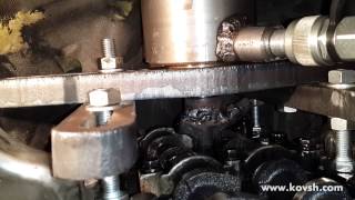 Демонтаж закоксовавшейся форсунки на Toyota Hiaсe 4D4
