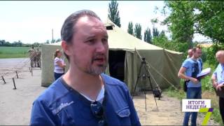 Саакашвили общается с жителями области прямо в палатке