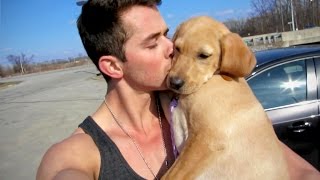BACK WITH PUPPY