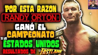 Por Esta Razón Randy Orton Gano El Campeonato De Los Estados Unidos + Resultados De Fastlane 2018