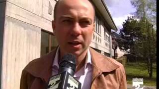 Songavazzo scultore Giovan Maria Benzoni Antenna 2 TV 18/04/09