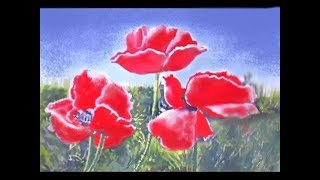 Как нарисовать маки гуашью. Маки гуашью поэтапно