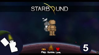 Starbound 1.0 Survival - How to breathe on the moon - Episode 5
