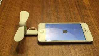Portable 2 in 1 8 Pin Micro USB Mini Fan