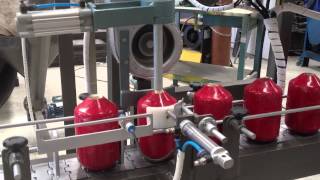 Máquina Para Envase Automático de Extintores Pó ABC (vídeo 02) - JIREHMAQ MÁQUINAS