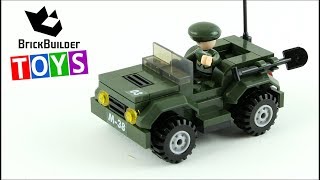 Sluban Tank or APC 8 In 1 - Model G - Brick Builder Toys - Lego Speed Build