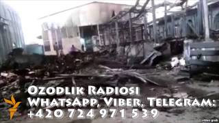 Урганч бозоридаги ёнғинда 25 та дўкон ёниб, кул бўлди