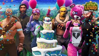 FORTNITE 1ST BIRTHDAY PARTY WITH EVERYONE! Fortnite Short